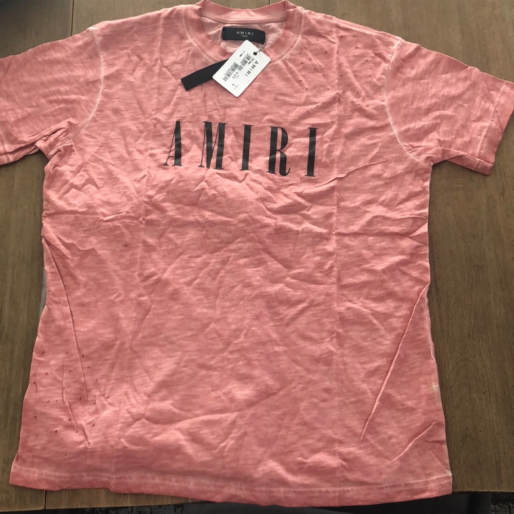 AMIRI TShirt Pink/Red.    19